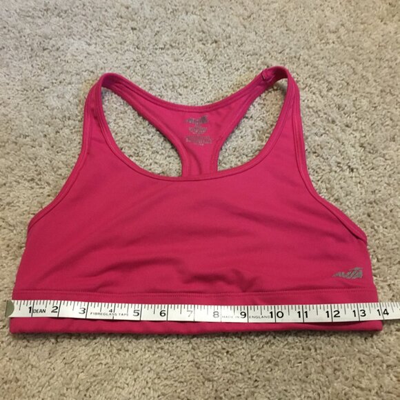 Hot Pink Barbiecore Racerback Sports Bra - Picture 9 of 10